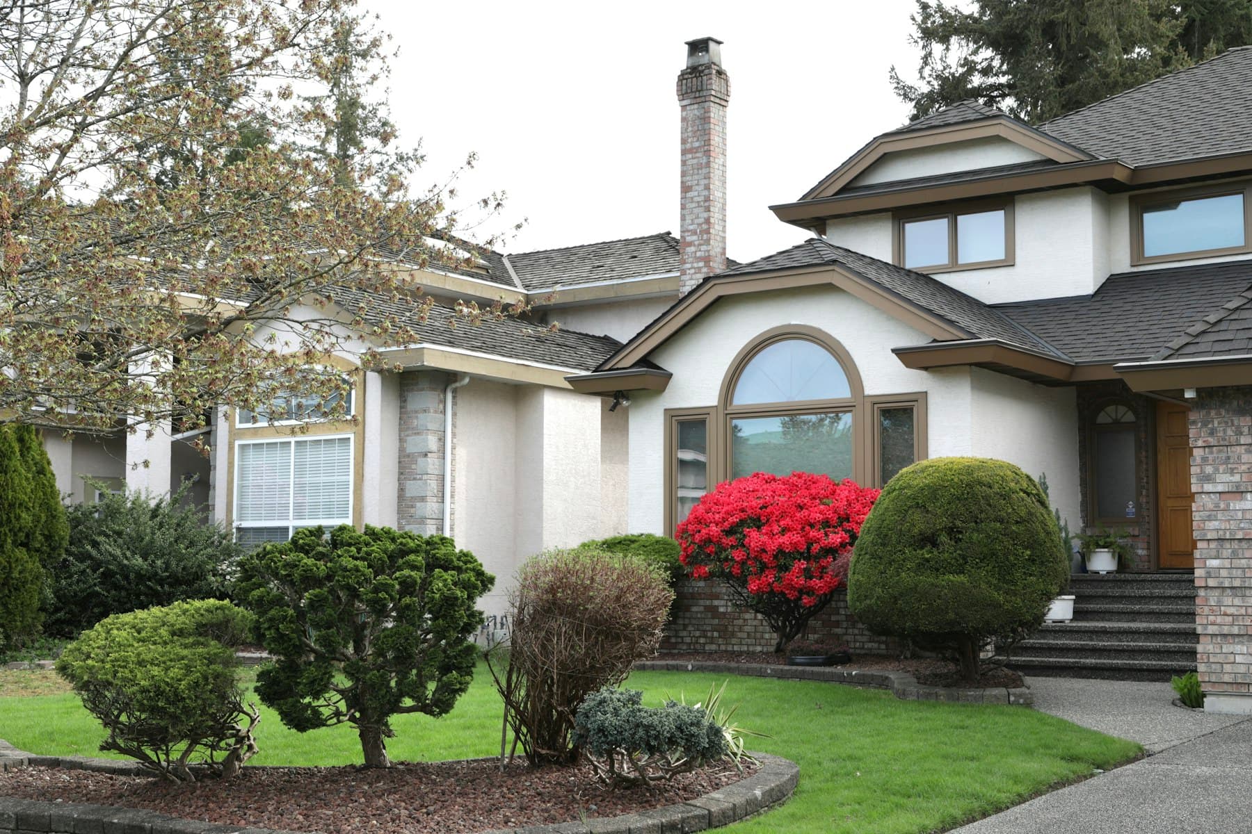 Residential landscaping installation